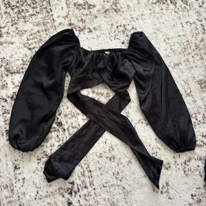 Rue21 Black Satin shirt